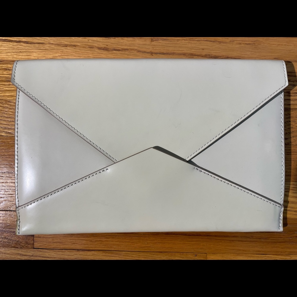 Banana Republic Cream Envelope Clutch
